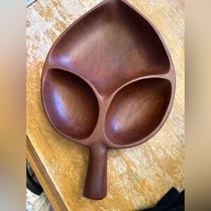 Beautiful wooden serving tray vintage